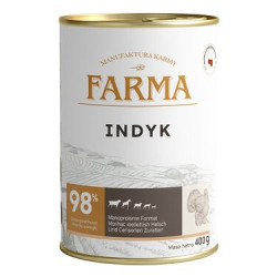 Wet dog food FARMA Select Turkey 400 g – natural premium diet