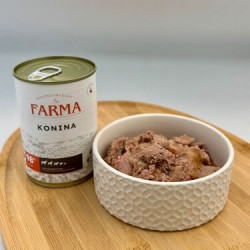 Karma mokra dla psa FARMA Select Konina 400 g – naturalna dieta premium