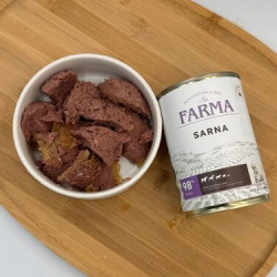 Wet dog food FARMA Select Venison 400 g – natural premium diet