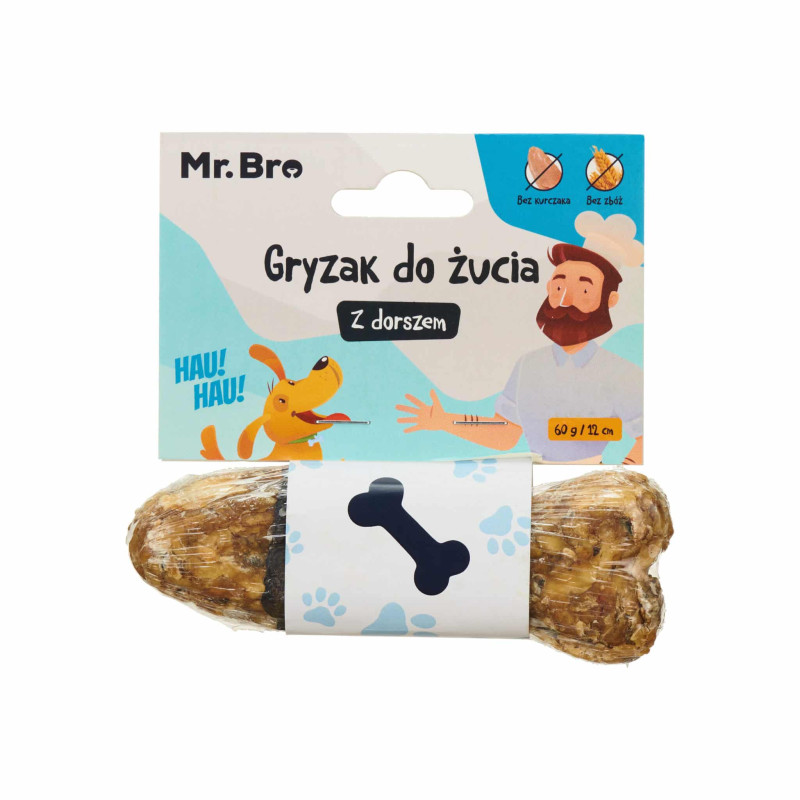 Dog treat Mr. Bro – Chew Bone Cod Fish 60g/12 cm