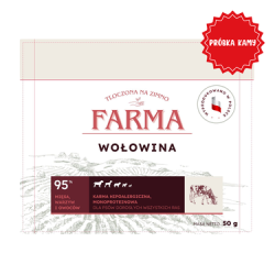 Karma sucha dla psa Farma Karma Tłoczona Wołowina 50g