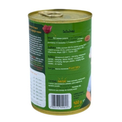 Mr.Bro Jeleń z Kaszą Gryczaną 400 g – mokra karma monoproteinowa dla psa | Pupilowa Kraina