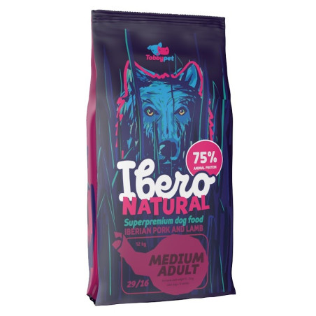 Ibero Natural Medium Adult 12 kg – grain-free food for medium breed dogs | Pupilowa Kraina