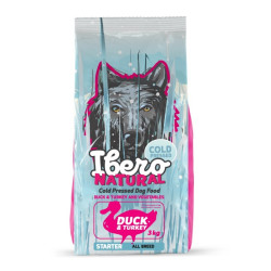 Ibero Cold Pressed Starter Kaczka z indykiem 3 kg – karma tłoczona na zimno dla szczeniąt | Pupilow