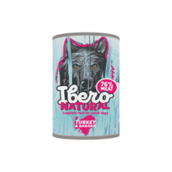 Ibero Cold Pressed Grain Free Junior Indyk z bananem 400 g – naturalna karma dla szczeniąt