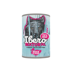 Ibero Cold Pressed Grain Free Duck with Pear 400 g – Natural Grain-Free Wet Food