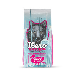 Ibero Cold Press Dog Adult M/L Kaczka 3 kg – naturalna karma tłoczona na zimno