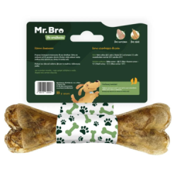 Mr.Bro Bone for Sensitive Dogs with Krill and Salmon 12 cm – Natural Dog Treat