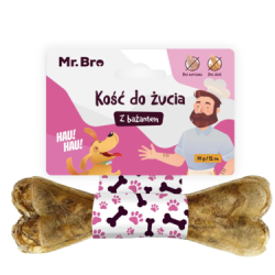 Mr.Bro Bone with Pheasant and Blueberries 12 cm – Natural Dog Treat
