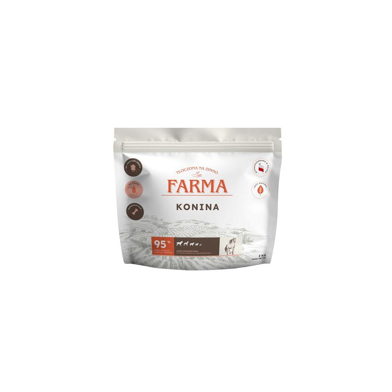 Farma Konina 2 kg – natural dry dog food