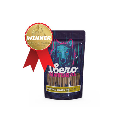 Dog treats Ibero Natural Dental Wild Boar with Algae S/M 20 pcs – oral hygiene support