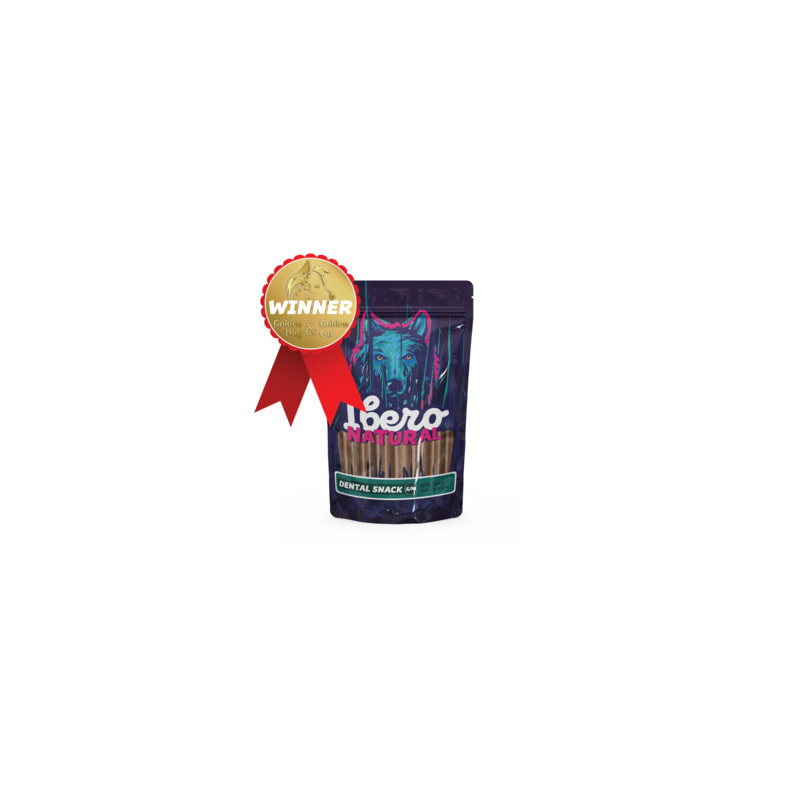 Dog treats Ibero Natural Dental Lamb with Collagen S/M 20 pcs – oral care  joint health