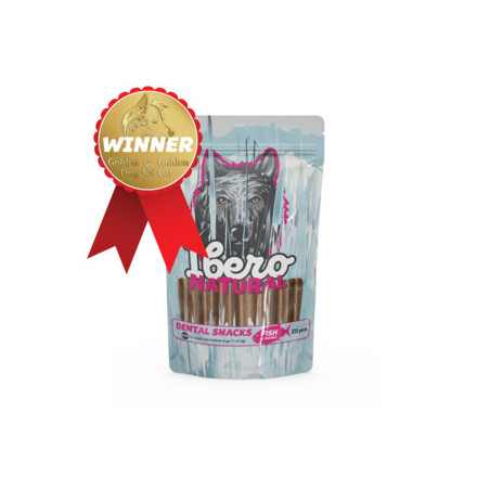 Przysmaki dla psa Ibero Cold Pressed Dental Ryba z pasternakiem S/M 20 sztuk – higiena i zdrowie
