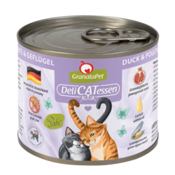 Wet cat food GranataPet DeliCatessen Duck  Poultry 200 g – premium natural diet