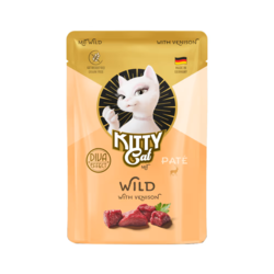 Karma mokra dla kota Kitty Cat Venison Pate 85 g – pasztet z dziczyzny