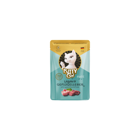 Karma mokra dla kota Kitty Cat Lamb  Poultry Liver Pate 85 g – pasztet jagnięcina i wątróbka drobiow
