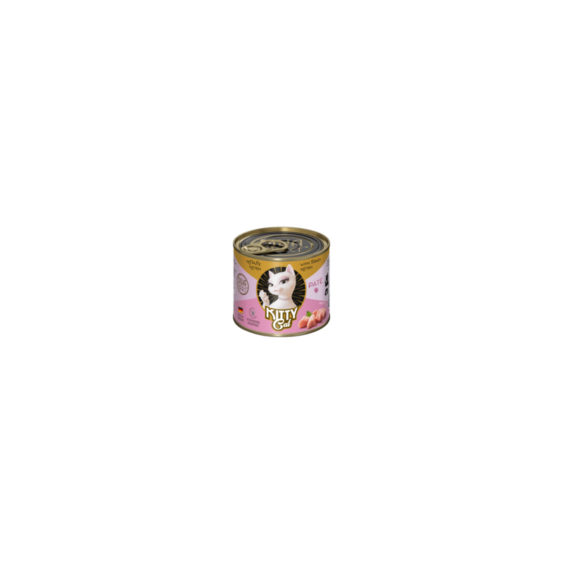 Wet cat food Kitty Cat Kitten Turkey Pate 200 g – turkey pate for kittens