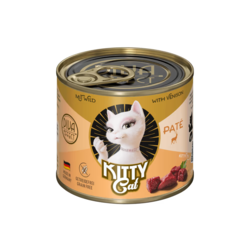 Wet cat food Kitty Cat Venison Pate 200 g – venison pate
