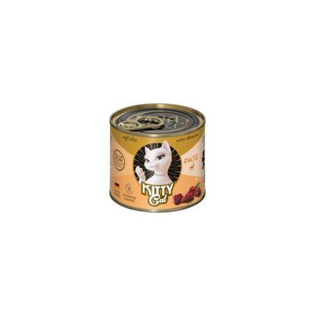 Karma mokra dla kota Kitty Cat Venison Pate 200 g – pasztet z dziczyzny