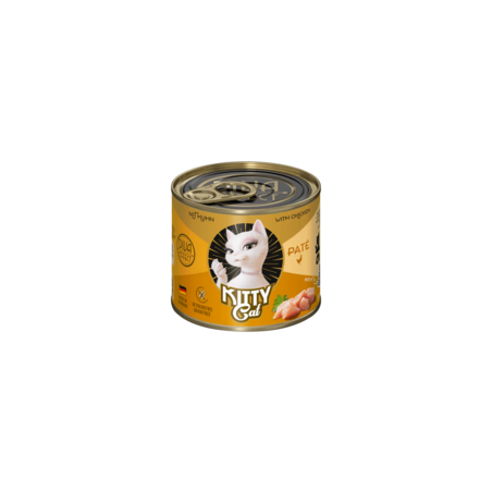 Karma mokra dla kota Kitty Cat Chicken Pate 200 g – pasztet drobiowy