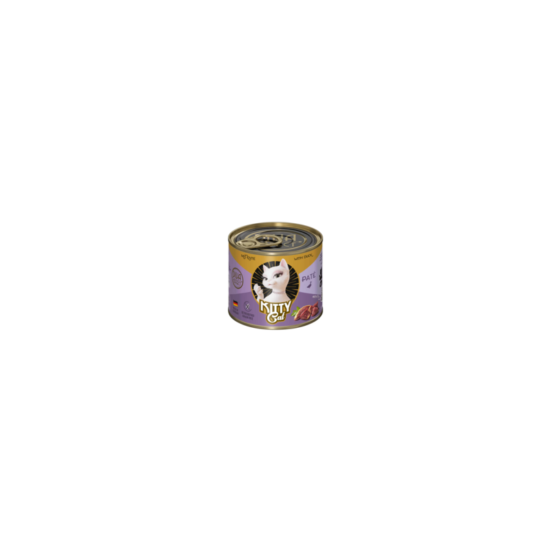 Karma mokra dla kota Kitty Cat Duck Pate 200 g – pasztet z kaczki
