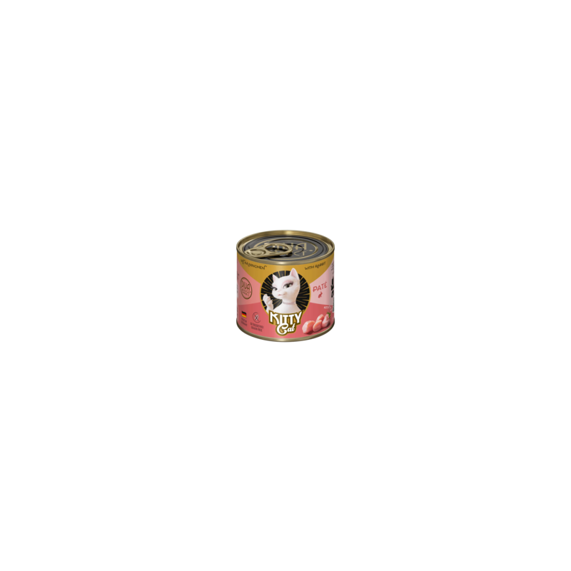 Karma mokra dla kota Kitty Cat Rabbit Pate 200 g – pasztet z królika