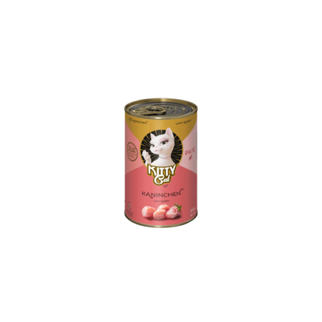 Wet cat food Kitty Cat Rabbit Pate 400 g – rabbit pate