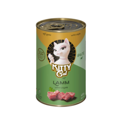 Wet cat food Kitty Cat Lamb Pate 400 g – lamb pate