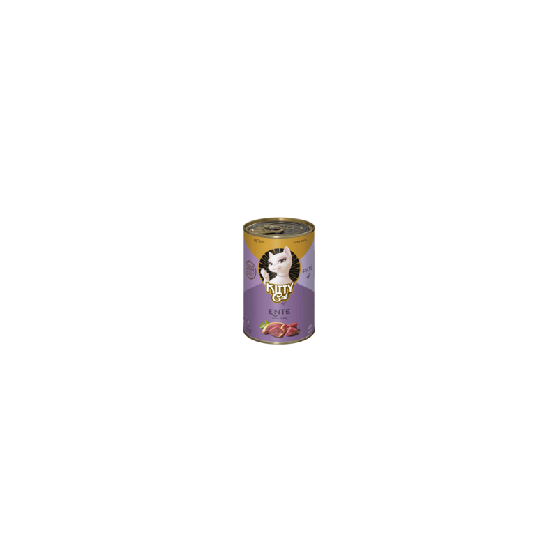 Wet cat food Kitty Cat Duck Pate 400 g – duck pate
