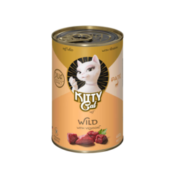 Karma mokra dla kota Kitty Cat Venison Pate 400 g – pasztet z dziczyzny