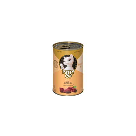 Karma mokra dla kota Kitty Cat Venison Pate 400 g – pasztet z dziczyzny