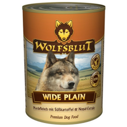 Wet dog food Wolfsblut Wide Plain Horse  Sweet Potatoes 395 g – natural premium diet