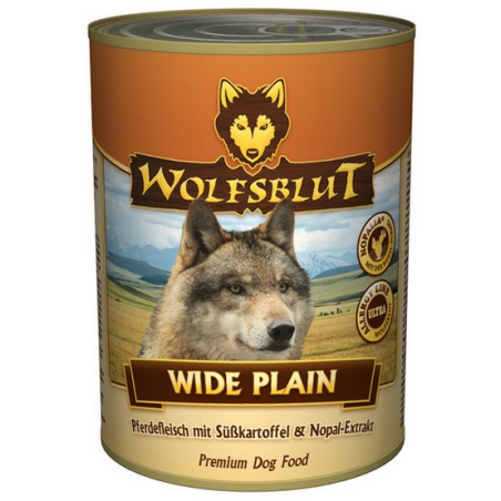 Wet dog food Wolfsblut Wide Plain Horse  Sweet Potatoes 395 g – natural premium diet