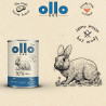 Wet dog food Ollo Pure Rabbit 400 g – natural premium diet