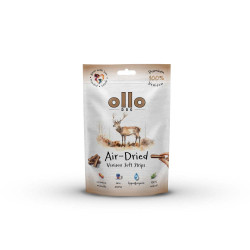 Przysmaki dla psa Ollo Air Dried 100% Venison Strips 80 g – naturalne paski z jelenia