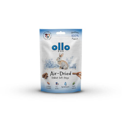Przysmaki dla psa Ollo Air Dried 100% Królik Strips 80 g – naturalne paski z królika
