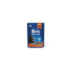 Brit Premium Łosoś dla kotów sterylizowanych 100 g – mokra karma dla kota | Pupilowa Kraina