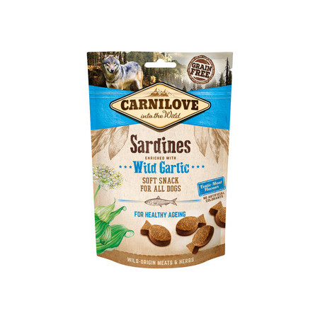 Carnilove Sardine with Bear’s Garlic 200 g – natural dog treats | Pupilowa Kraina