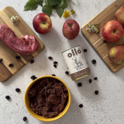Ollo Pure Jeleń 400 g – naturalna mokra karma monoproteinowa dla psa
