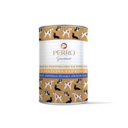 Wet dog food Perro Gourmet Veal with Zucchini 400 g – natural premium diet for adult dogs