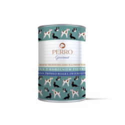 Wet dog food Perro Gourmet Horse with Parsley Root 400 g – natural premium diet