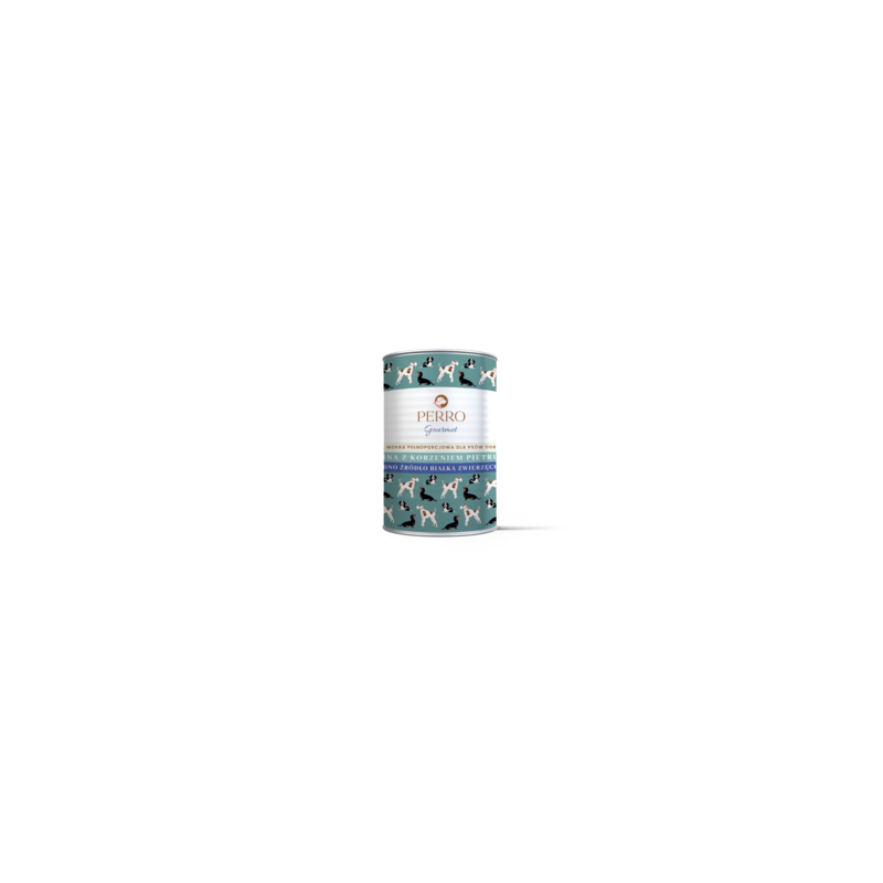 Wet dog food Perro Gourmet Horse with Parsley Root 400 g – natural premium diet