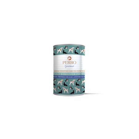 Wet dog food Perro Gourmet Horse with Parsley Root 400 g – natural premium diet