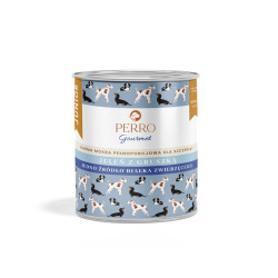 Karma mokra dla szczeniąt Perro JUNIOR Gourmet Jeleń z Gruszką 400 g – naturalna dieta premium