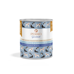 Karma mokra dla szczeniąt Perro JUNIOR Gourmet Jeleń z Gruszką 800 g – naturalna dieta premium