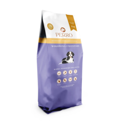 Dry puppy food Perro JUNIOR Beef with Sweet Potatoes 1 kg – complete diet