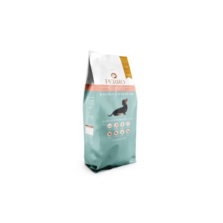 Dry dog food Perro Duck with Sweet Potatoes 3 kg – for small breed dogs