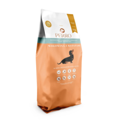 Karma dla psa Perro Wołowina z batatami 1 kg – dla małych ras