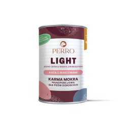 Karma mokra dla psa Perro Light Koza z Warzywami 400 g – monobiałkowa dieta premium