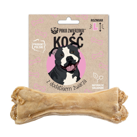 Przysmak dla psa Paka Zwierzaka – Kość ze żwaczem L (13,5 cm)